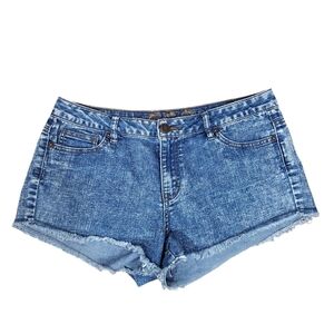 Wax Jean Denim Shorts